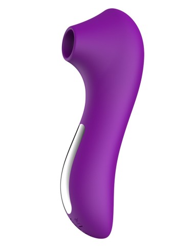 Paarse USB-clitoris- en tepelzuigstimulator - BOZ-086PUR