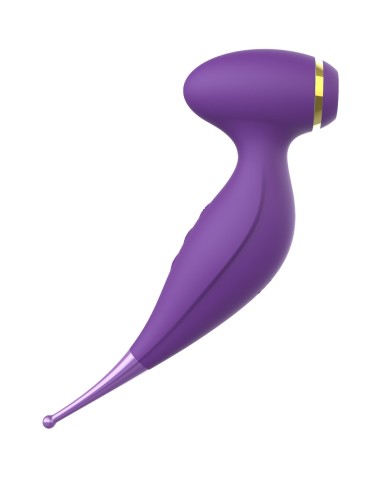 Bird of Paradise - 2 in 1 vibrator met clitorale vibratie door membraan en paarse stimulatortip - CR-820PUR