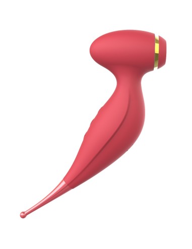 Bird of Paradise - 2 in 1 vibrator met clitorale vibratie door membraan en rode stimulatortip - CR-820RED