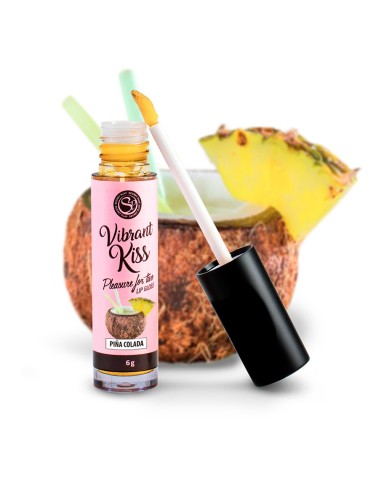 Pina Colada vibrating oral sex gloss 100% edible - SP3687