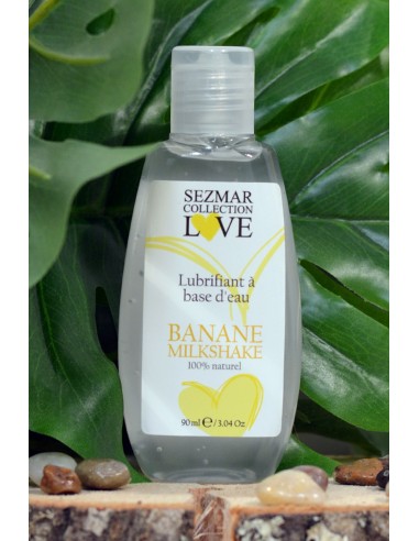 100% natuurlijk glijmiddel op waterbasis Banaan Milkshake 90 ml - SEZ083