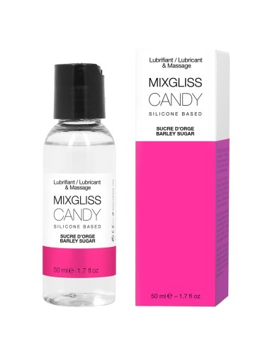 2 in 1 Lubricant and silicone massage oil Mixgliss Candy Barley sugar 50 ML - MG2559