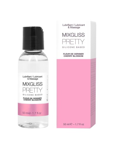 2 in 1 Lubricant and Silicone Massage Oil Mixgliss Pretty Cherry Blossom 50 ML - MG2511