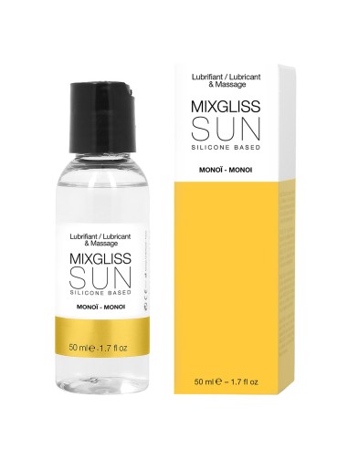 2 in 1 glijmiddel en siliconen massageolie Mixgliss Sun Monoï 50 ML - MG2211