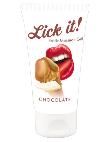 Edible vegan massage lubricant and gel white chocolate flavor 50ml - R625760