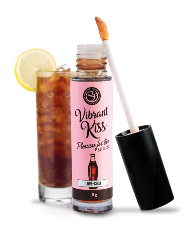 Gloss sexe oral vibrant au cola 100% comestible - SP6577