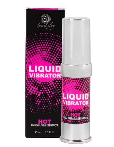 Liquide vibrant effet chauffant arôme fraise à la crème unisexe 15ml - SP5969