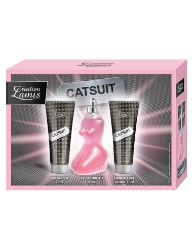 Catsuit for Women Eau de Parfum Set, gel de ducha y crema para manos y cuerpo - R628905