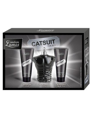 Catsuit voor heren Eau de toilette-set, douchegel en aftershavebalsem - R628913