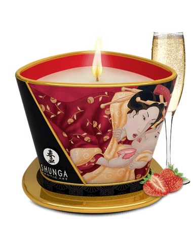 Strawberry sparkling wine massage candle 170ml - CC824508