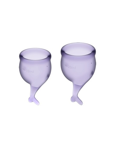 2 Satisfyer menstruatiecups Lila FEEL SECURE - CC597238