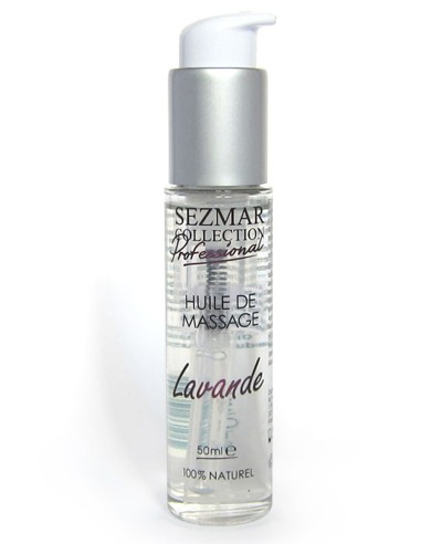 Aceite de masaje profesional Lavanda 100% natural 50 ml - SEZ093