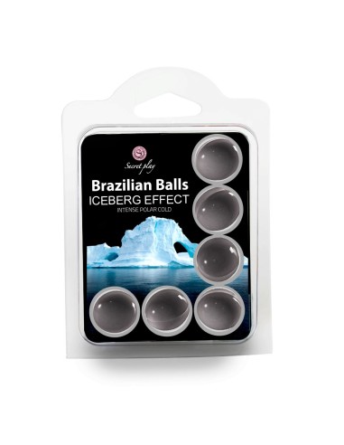 Brazilian Iceberg effect massage balls x6 - BZ3700-1