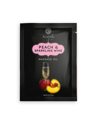 Peach sparkling wine massage oil pod 10 ml - SP3680