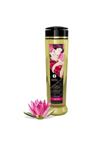 Huile de massage aphrodisiaque Coeur de Lotus 240ml - CC1223