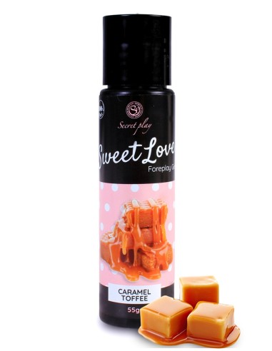 2 en 1 Gel de massage et lubrifiant caramel 100% comestible - SP6751