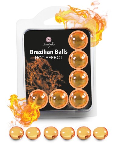 Bolas de masaje brasileñas efecto calor x6 - BZ5752