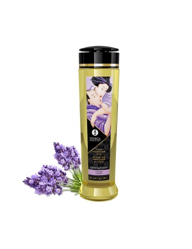 Aceite de masaje afrodisíaco lavanda Sensation 240ml - CC1206