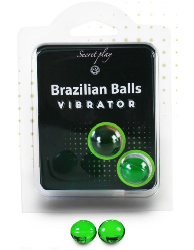 Brazilian massage balls with vibrating effect - BZ35914