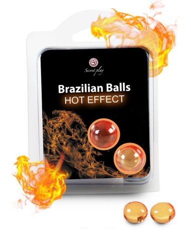 Brazilian heat effect massage balls - BZ5754