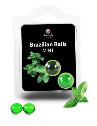 Mint Brazilian massage balls - BZ3858