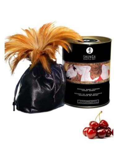 Edible body massage powder burning cherries 228grs - CC3000