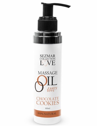 Edible chocolate cookie massage oil 100ml - SEZ002A