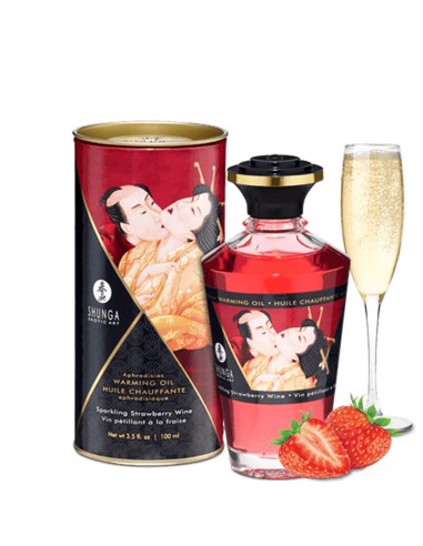 Edible sparkling wine strawberry heating oil 100ml - CC812008