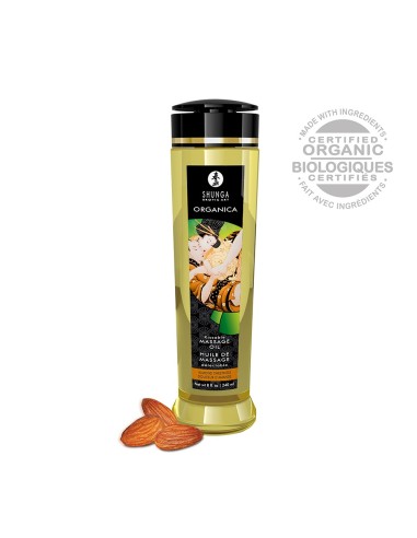 Almond sweetness organic aphrodisiac massage oil 240ml - CC1312