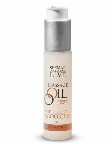 Edible chocolate cookie massage oil 50ml - SEZ002