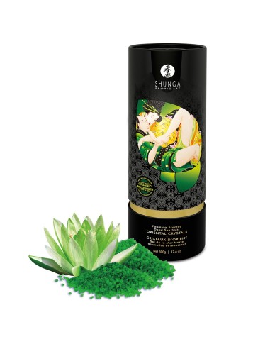 Sal del Mar Muerto aromatizada y espumosa Flor de Loto 500 gr Shunga - CC7119