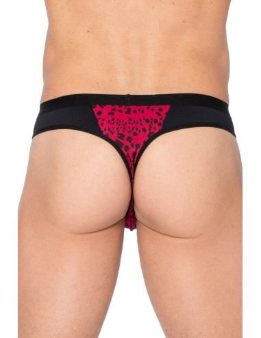 New Look Panther Pink Print Thong - LM2299-02PNK