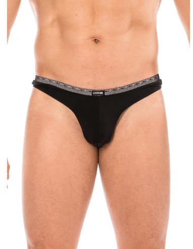 Midnight black thong - LM2103-57BLK