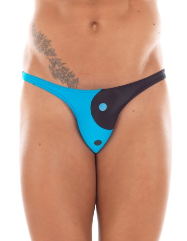 Tanga de hombre Tao azul negro - LM18-57BBL