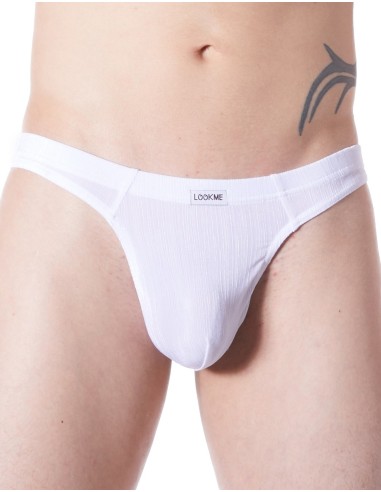 Elegant Comfortable White Thong - LM801-57WHT