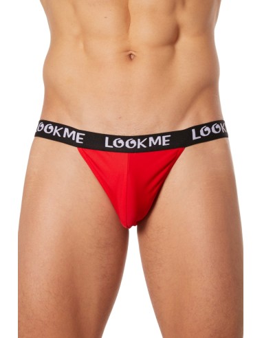 Red high-cut briefs - LM30-61RED