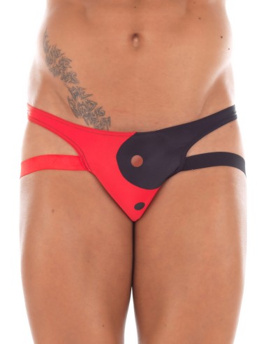 Jock strap rouge noir Tao - LM18-27BRD