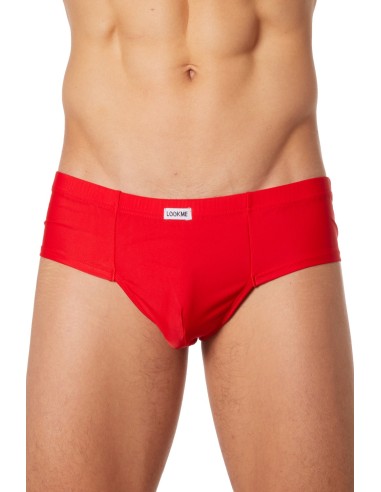 Mini pantalón sexy rojo para hombre - LM96-68RED