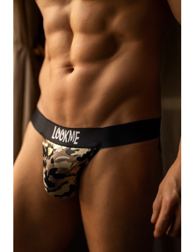 ARMY silver camouflage print briefs - LM2306-61CAM