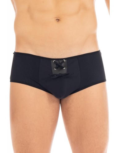 Hot Night black boxer shorts - LM2303-68BLK