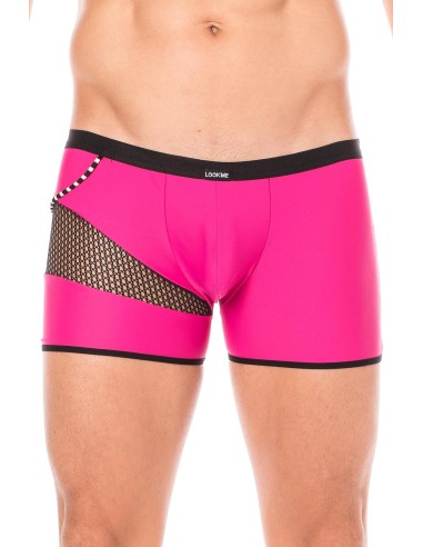 Magenta boxershort van net en touw - LM2004-67MAG