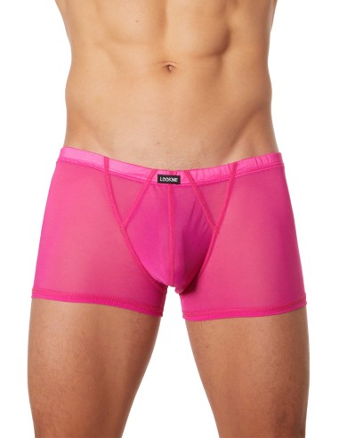 Very fine pink fishnet boxer shorts - LM92-67MAG