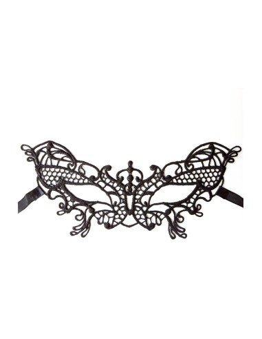 Soft black lace mask - 100824