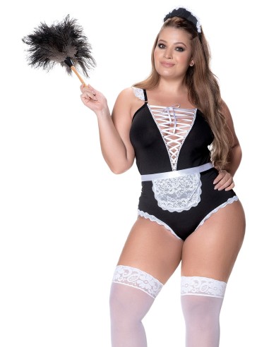 Sexy Maid Costume, Plus Size - MAL6414XCOS