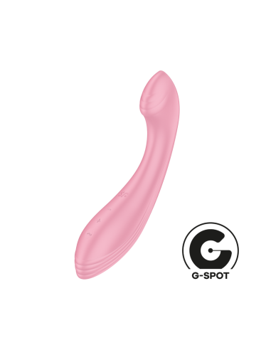 Vibrador Punto G rosa, fuertes vibraciones G-Force Satisfyer - CC597835