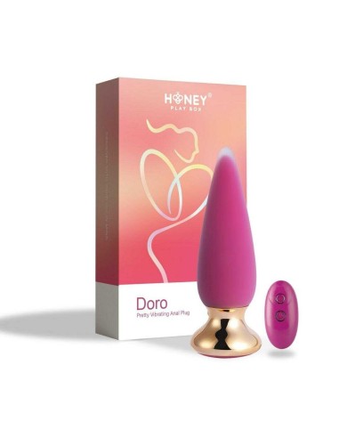 Doro plus - Plug anal vibrador con control remoto - Rosa