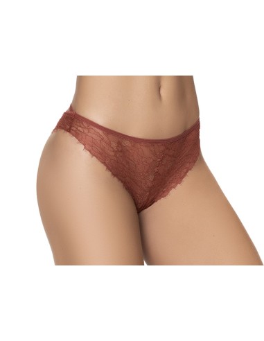 Tanga de encaje terracota - MAL112TER