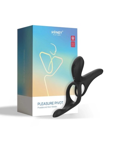 PLEASURE PIVOT App-Controlled Couples Vibrator - Blue