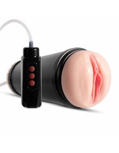 Carl handsfree masturbator met zuigkracht - Zwart