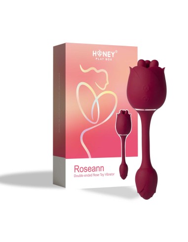 Roseann - Double-ended rose vibrator